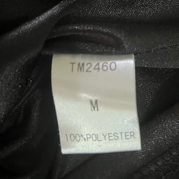 THML Polka Dot Sheer Blouson Dress SZ M - Picture 12 of 12